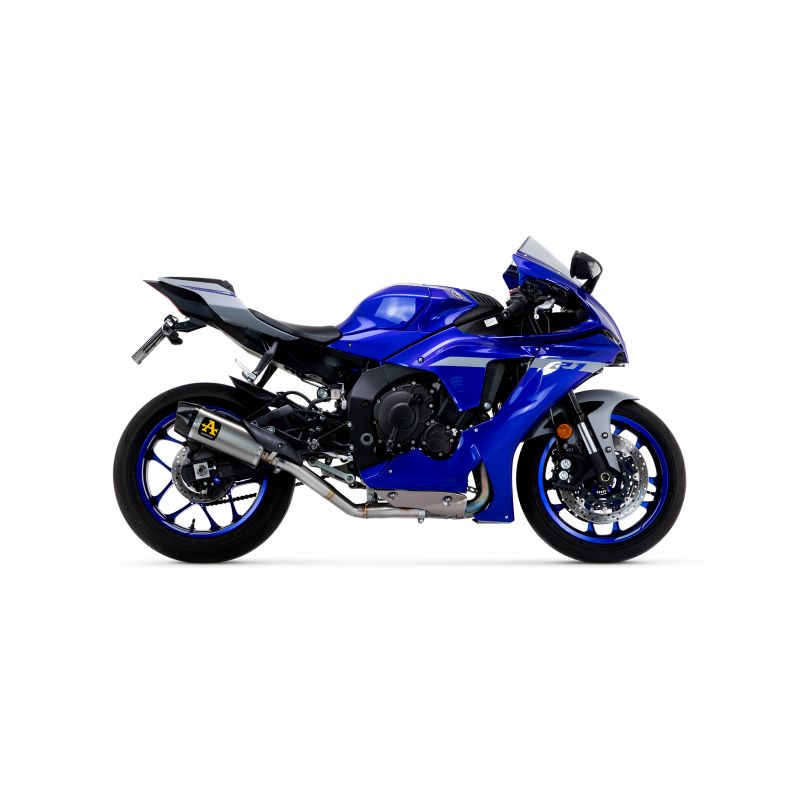 Kit completo COMPETITION SBK Full Titanium" con dBKiller con fondello carby" Yamaha YZF R1 2020-2022 1000 cc