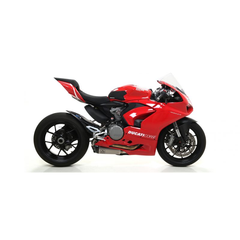 Terminali Works titanio (Dx+Sx) con fondello carby Ducati Panigale V2 2020- 955 cc
