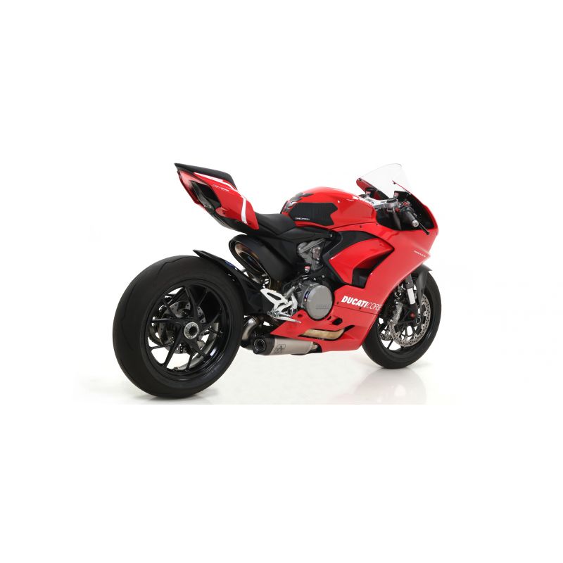 Terminali Works titanio (Dx+Sx) con fondello carby Ducati Panigale V2 2020- 955 cc