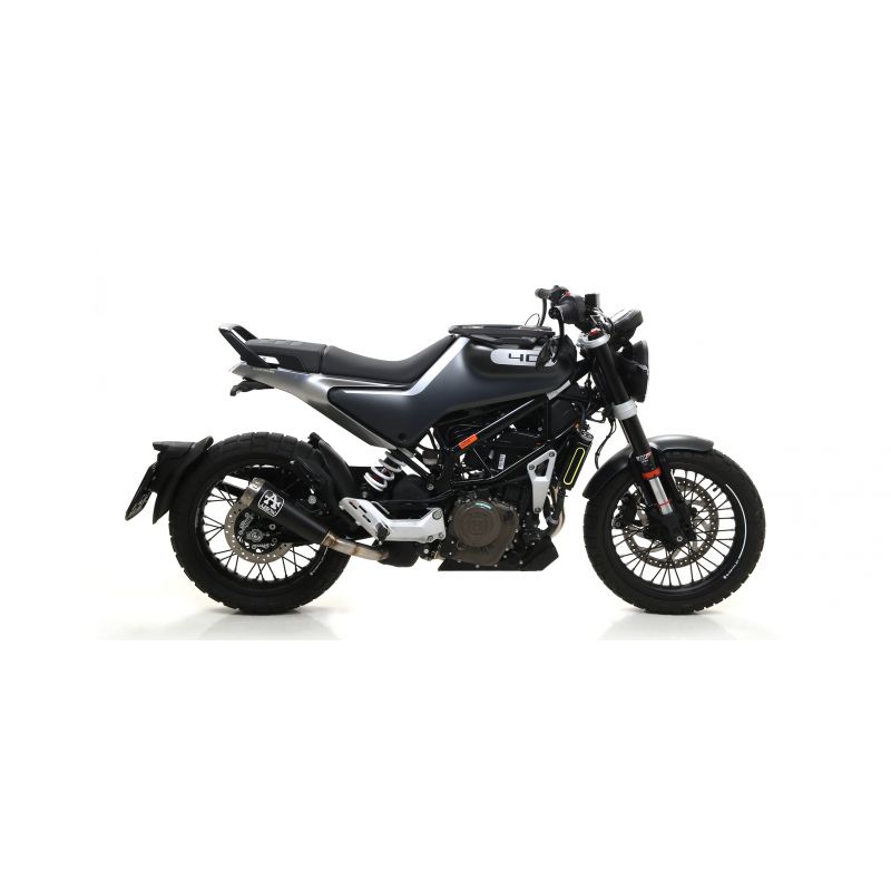 Terminale Indy Race titanio con fondello carby Husqvarna Svartpilen / Vitpilen 401 2020- 400 cc