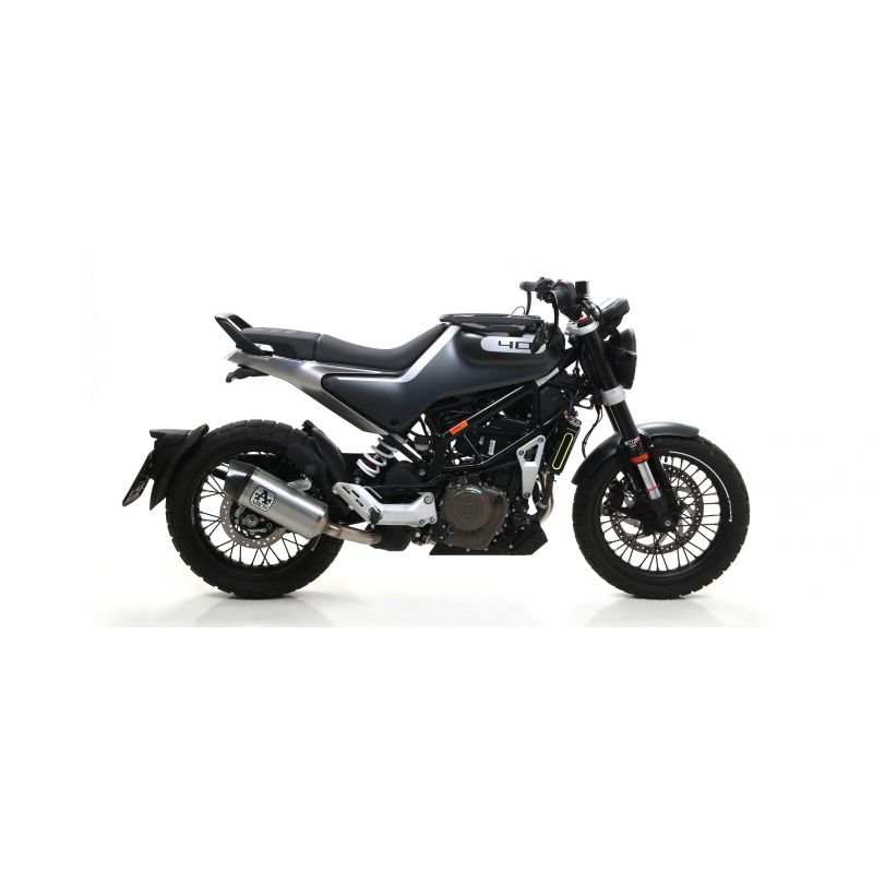 Terminale Indy Race titanio con fondello carby Husqvarna Svartpilen / Vitpilen 401 2020- 400 cc