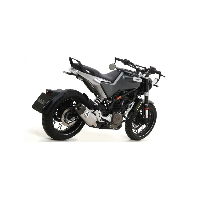 Terminale Indy Race titanio con fondello carby Husqvarna Svartpilen / Vitpilen 401 2020- 400 cc