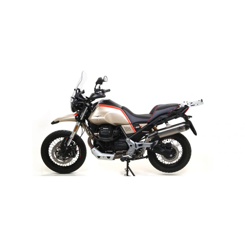 Terminale Indy Race titanio con fondello carby Moto Guzzi V 85 TT 2019-2020 850 cc