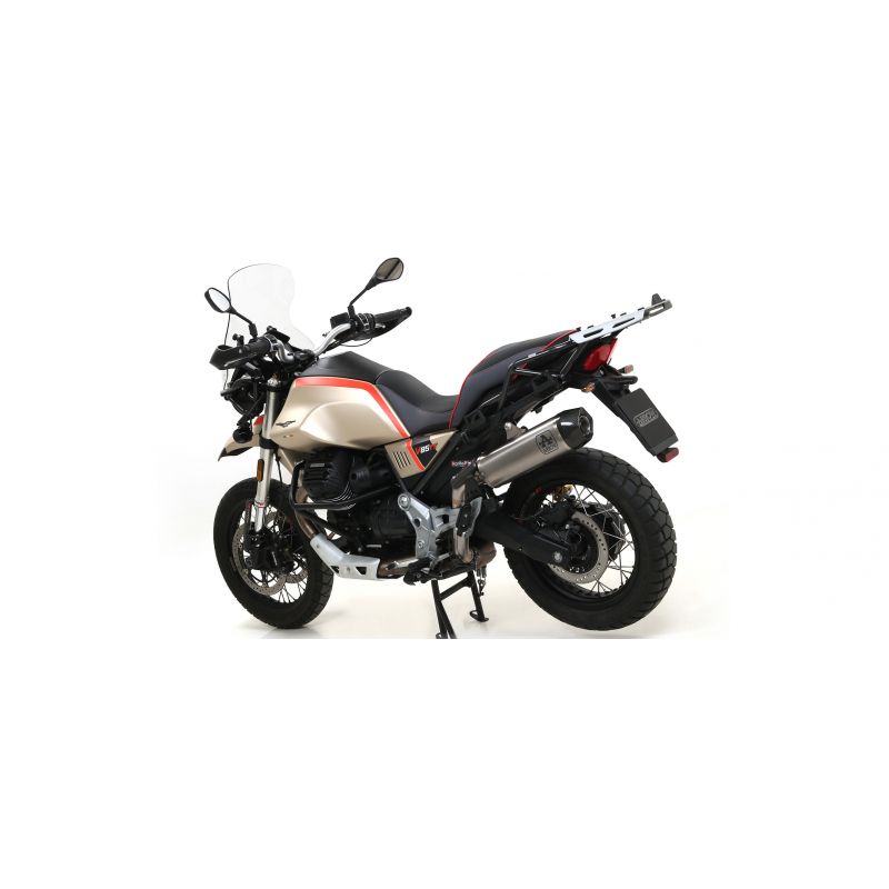 Terminale Indy Race titanio con fondello carby Moto Guzzi V 85 TT 2019-2020 850 cc