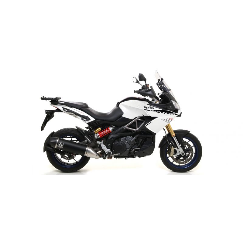 72635AKN Terminale Maxi Race-Tech alluminio Dark" con fondello carby" Aprilia CAPONORD 1200 Travel