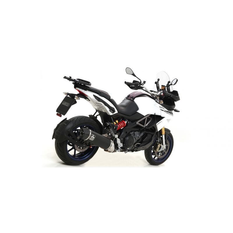 72635AKN Terminale Maxi Race-Tech alluminio Dark" con fondello carby" Aprilia CAPONORD 1200 Travel
