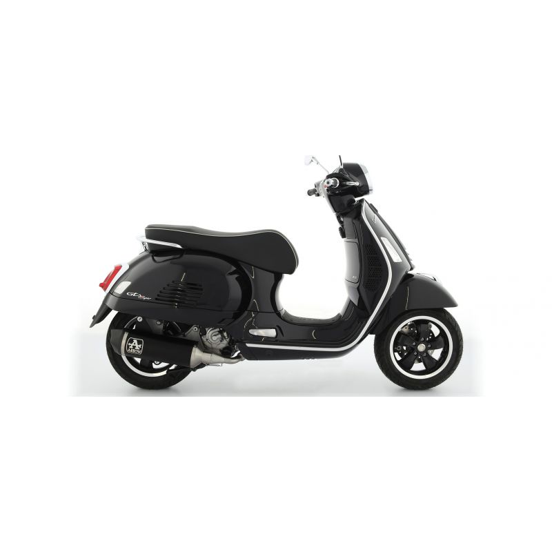 53536ANN Terminale Urban alluminio Dark" con fondello "Dark" Piaggio VESPA GTS 300 HPE 2021-2022 cc