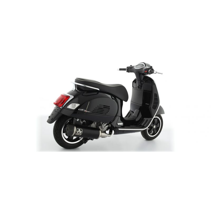 53536ANN Terminale Urban alluminio Dark" con fondello "Dark" Piaggio VESPA GTS 300 HPE 2021-2022 cc