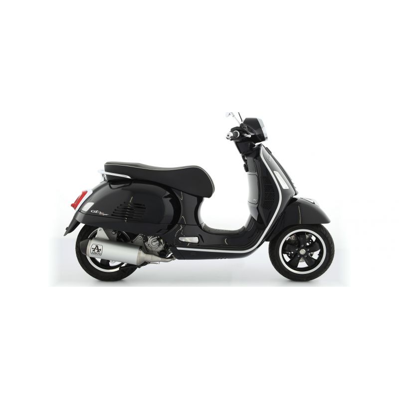 53536ANN Terminale Urban alluminio Dark" con fondello "Dark" Piaggio VESPA GTS 300 HPE 2021-2022 cc