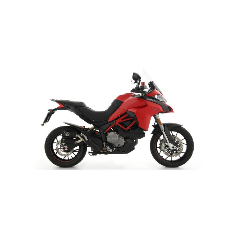 Terminali Rebel nichrom Dark" con fondello in alluminio "Dark" Ducati Multistrada 950 2019-2020 950 cc