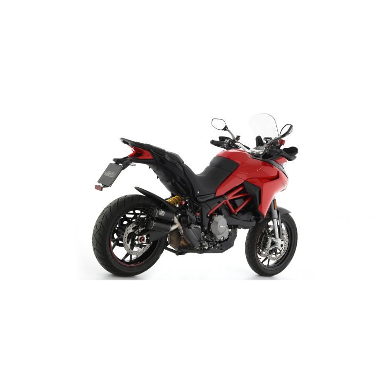 Terminali Rebel nichrom Dark" con fondello in alluminio "Dark" Ducati Multistrada 950 2019-2020 950 cc