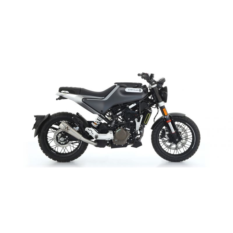 Terminale Indy Race titanio con fondello carby Husqvarna Svartpilen / Vitpilen 125 2021-2022 125 cc