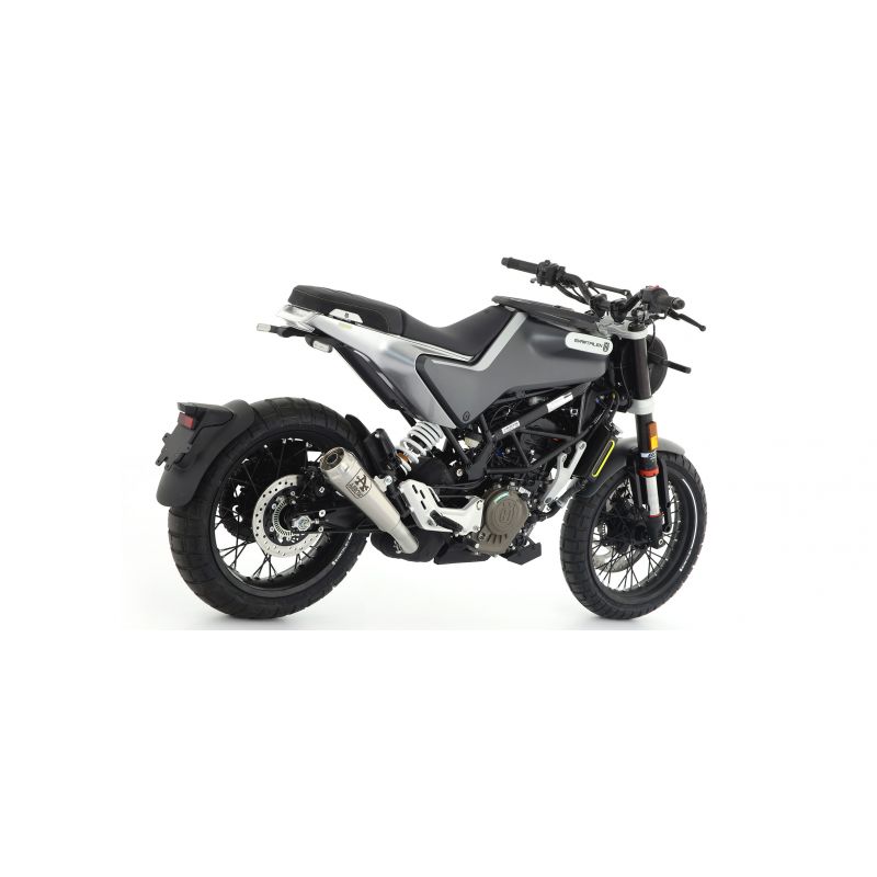 Terminale Indy Race titanio con fondello carby Husqvarna Svartpilen / Vitpilen 125 2021-2022 125 cc