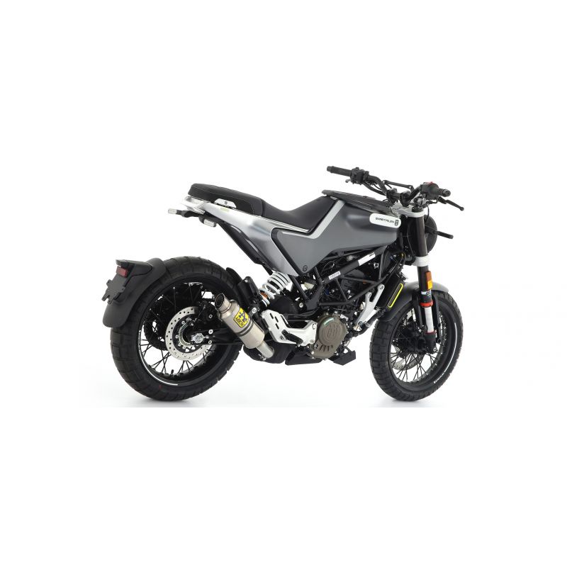 Terminale Indy Race titanio con fondello carby Husqvarna Svartpilen / Vitpilen 125 2021-2022 125 cc