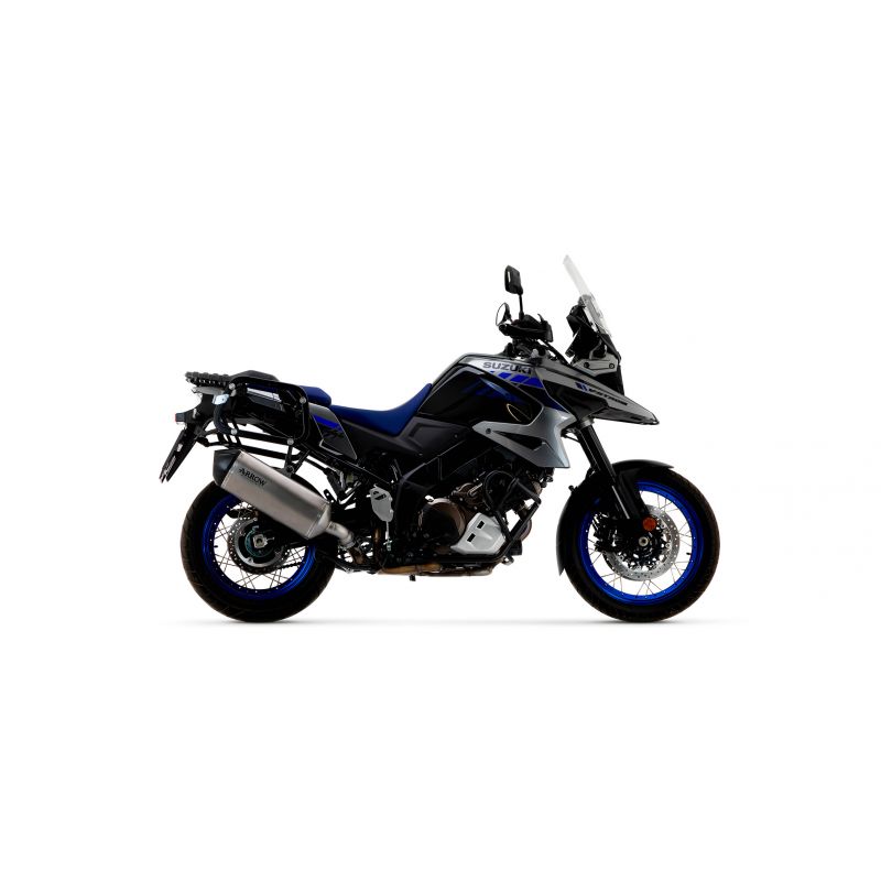 Terminale Sonora titanio Dark" con fondello carby" Suzuki V-STROM 1050 2020-2022 1050 cc