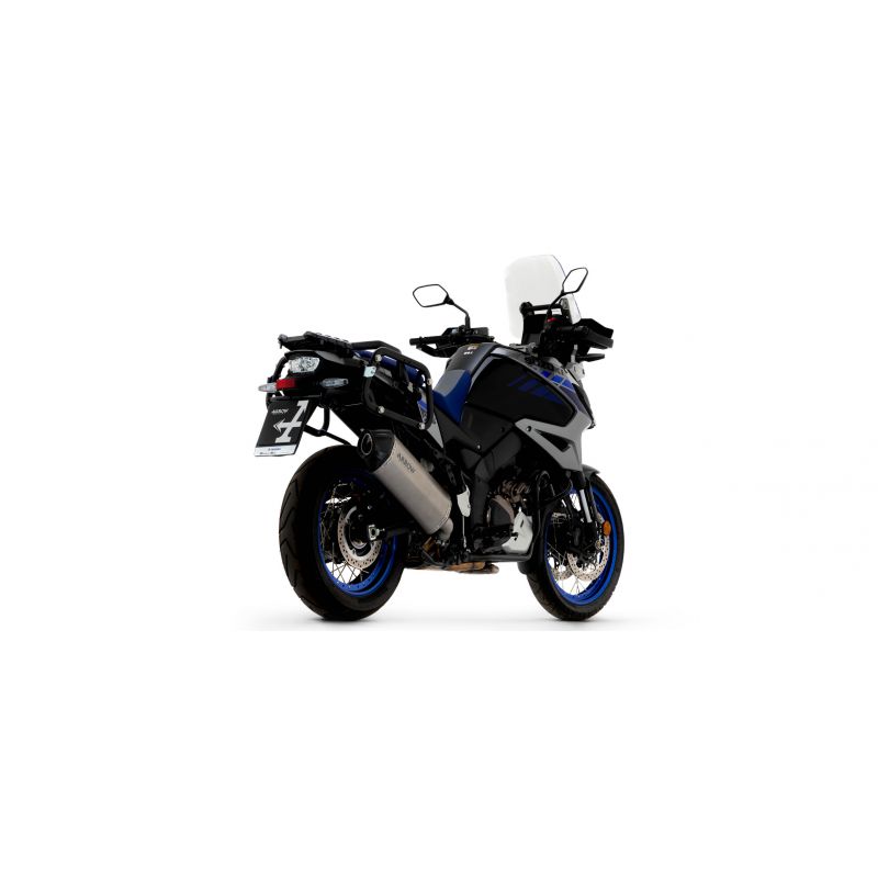 Terminale Sonora titanio Dark" con fondello carby" Suzuki V-STROM 1050 2020-2022 1050 cc