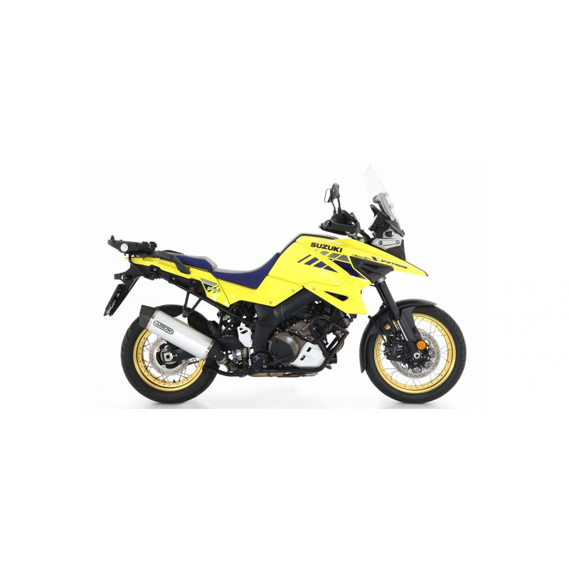 Terminale Sonora titanio Dark" con fondello carby" Suzuki V-STROM 1050 2020-2022 1050 cc