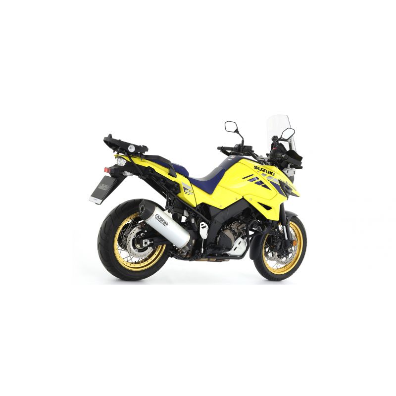 Terminale Sonora titanio Dark" con fondello carby" Suzuki V-STROM 1050 2020-2022 1050 cc