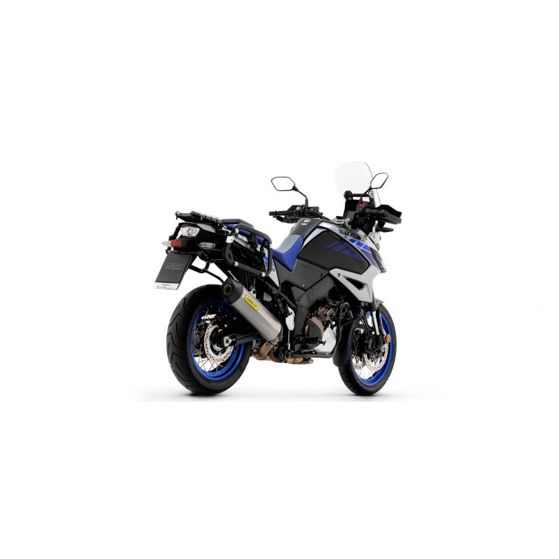 Terminale Sonora titanio Dark" con fondello carby" Suzuki V-STROM 1050 2020-2022 1050 cc