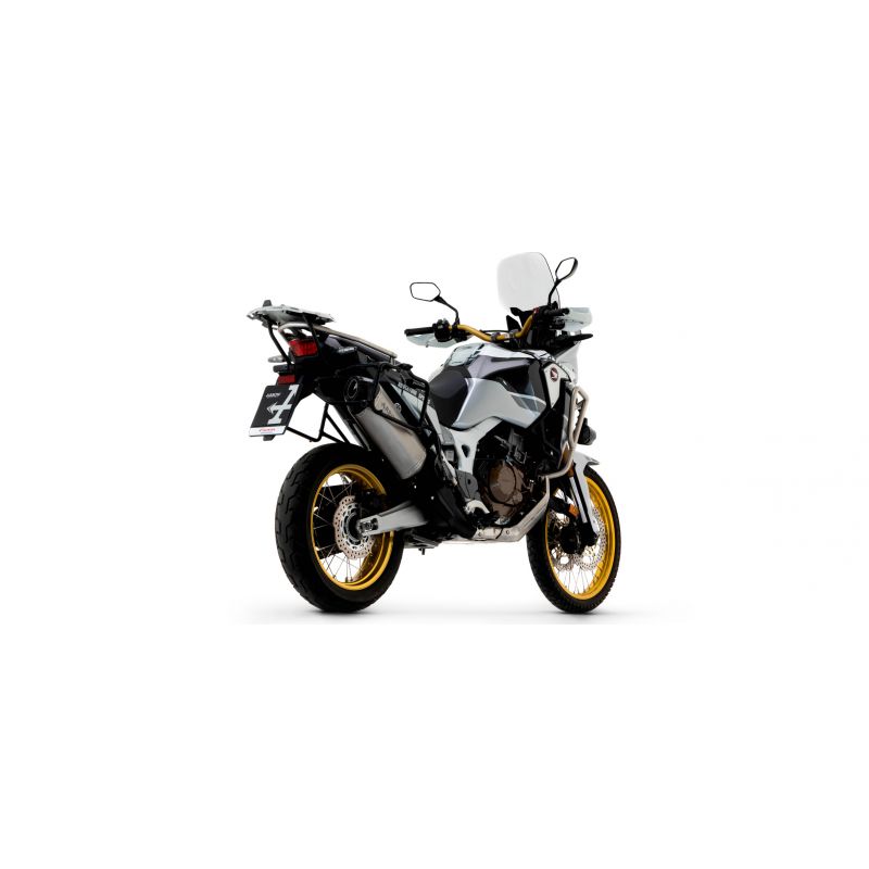 Terminale Sonora titanio Dark" con fondello carby" Honda Africa Twin ADV Sports 2018-2019 1000 cc