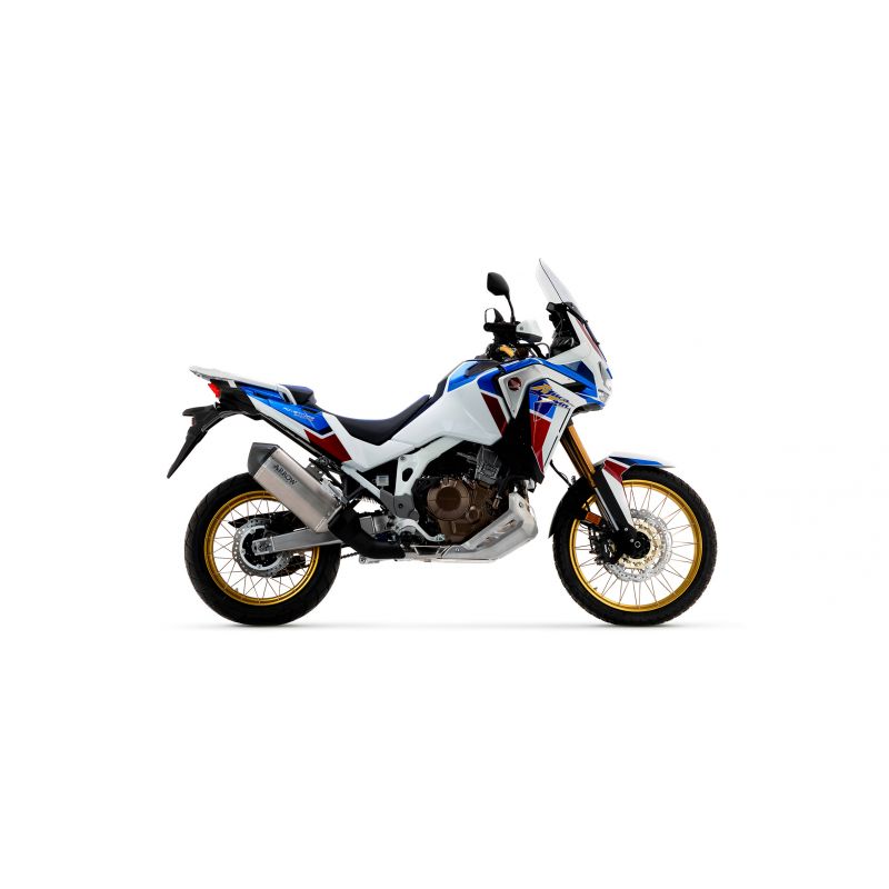 Terminale Sonora titanio Dark" con fondello carby" Honda CRF1100L Africa Twin 2020-2022 1100 cc