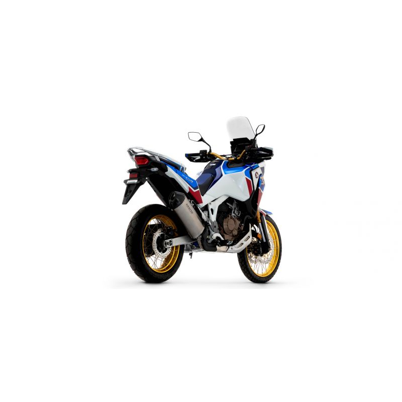 Terminale Sonora titanio Dark" con fondello carby" Honda CRF1100L Africa Twin 2020-2022 1100 cc