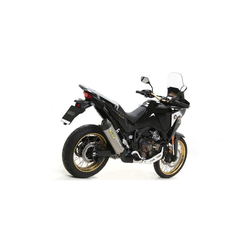 Terminale Sonora titanio Dark" con fondello carby" Honda CRF1100L Africa Twin 2020-2022 1100 cc