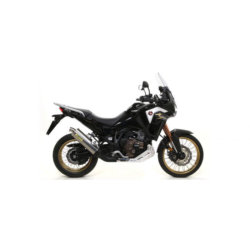 Terminale Sonora titanio Dark" con fondello carby" Honda CRF1100L Africa Twin 2020-2022 1100 cc