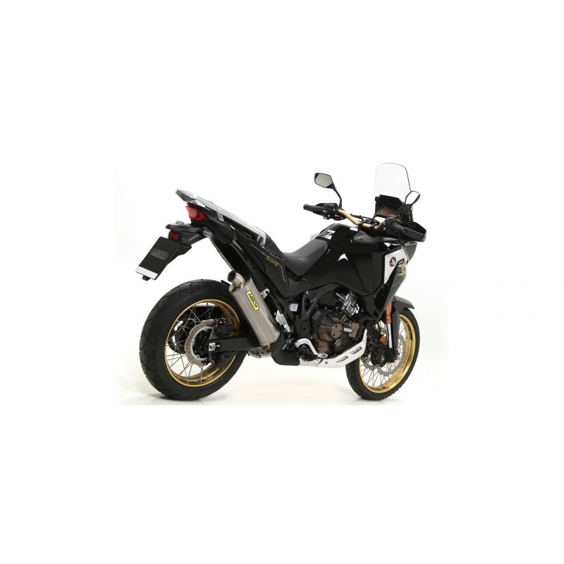 Terminale Sonora titanio Dark" con fondello carby" Honda CRF1100L Africa Twin 2020-2022 1100 cc