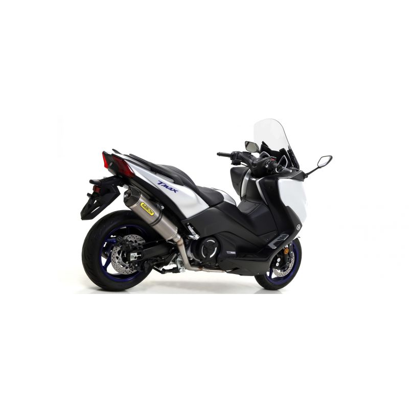 Kit completo con terminale Indy Race in titanio Dark" Yamaha TMAX 530 2017-2019 530 cc