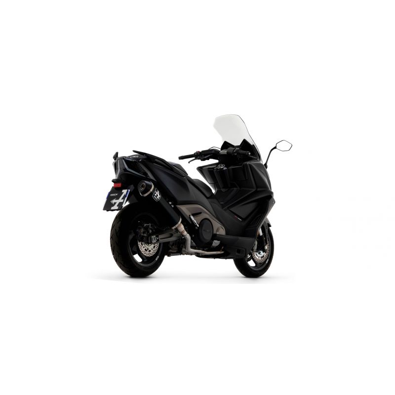 73520ANN Terminale Urban alluminio Dark" con fondello "Dark" Kymco AK 550 2021-2022 cc  ARROW