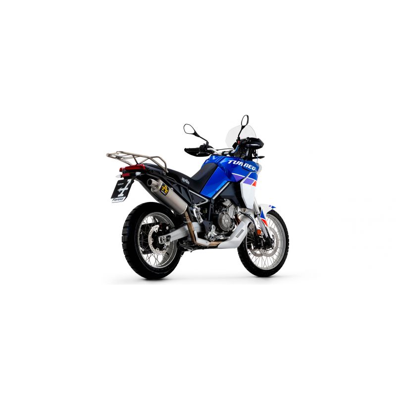 Terminale Sonora titanio con fondello carby Aprilia Tuareg 660 2022- 660 cc