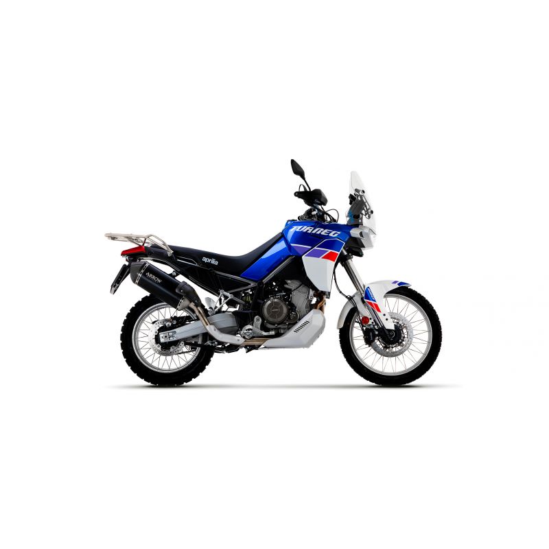 Terminale Sonora titanio Dark" con fondello carby" Aprilia Tuareg 660 2022- 660 cc