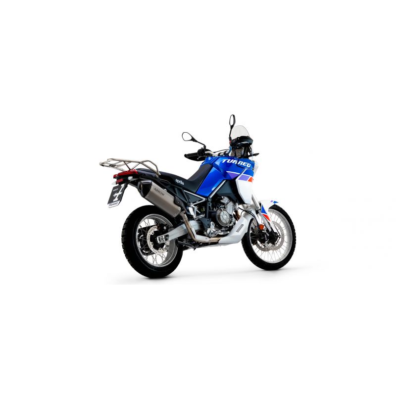 Terminale Sonora titanio Dark" con fondello carby" Aprilia Tuareg 660 2022- 660 cc