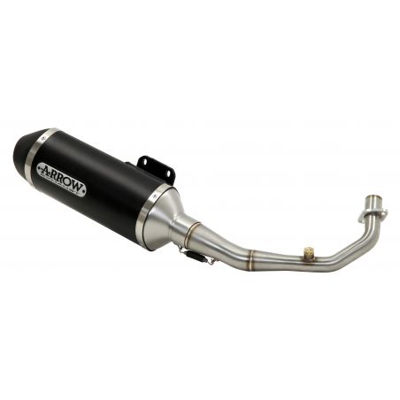 Terminale Urban alluminio Dark" con fondello "Dark" Yamaha Tricity 300 2021-2022  cc