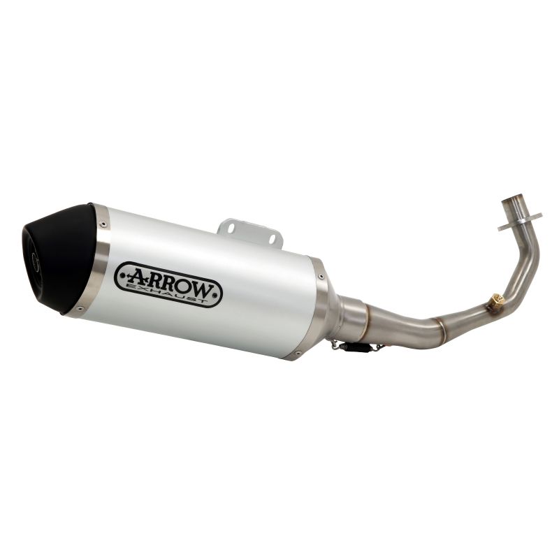 Terminale Urban alluminio Dark" con fondello "Dark" Yamaha Tricity 300 2021-2022  cc