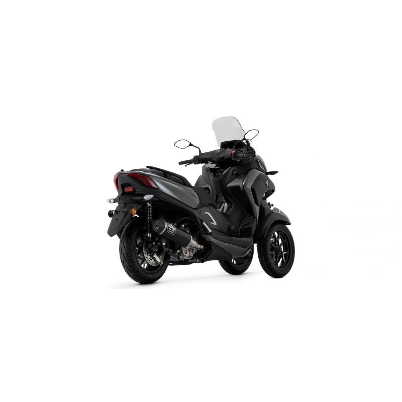 Terminale Urban alluminio Dark" con fondello "Dark" Yamaha Tricity 300 2021-2022  cc