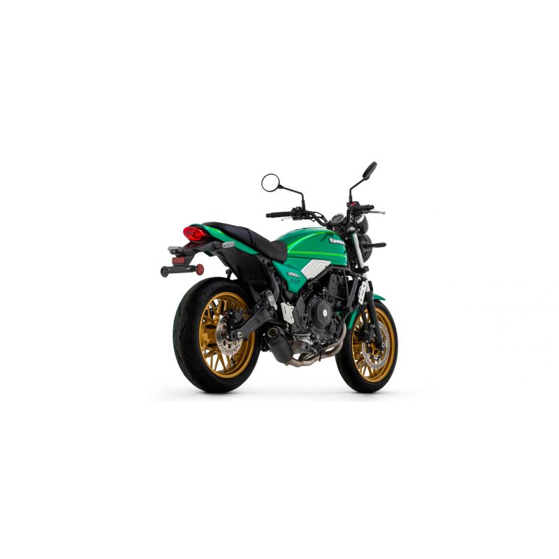 Kit completo Rebel con fondello posteriore in alluminio lucido Kawasaki Z 650 RS 2021-2022 650 cc