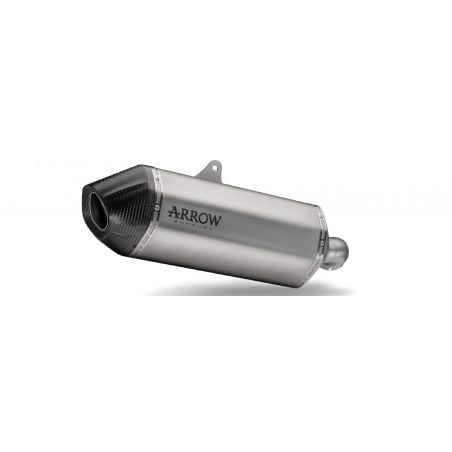 Terminale Sonora titanio Dark" con fondello carby" Husqvarna Norden 901 2022- 901 cc