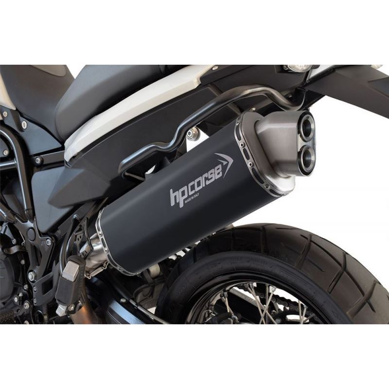 BMW4TR1009C-AB HP CORSE 4-TRACK R BLACK BMW F 800 GS 2008-2017  HP CORSE