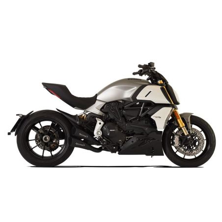 XDUHY20P04C-AAB HP CORSE HYDROFORM SHORT R BLACK DUCATI DIAVEL 1260 