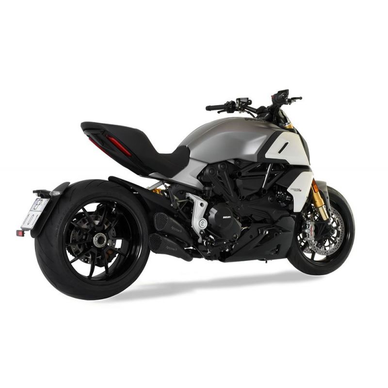 XDUHY20P04C-AAB HP CORSE HYDROFORM SHORT R BLACK DUCATI DIAVEL 1260  HP CORSE