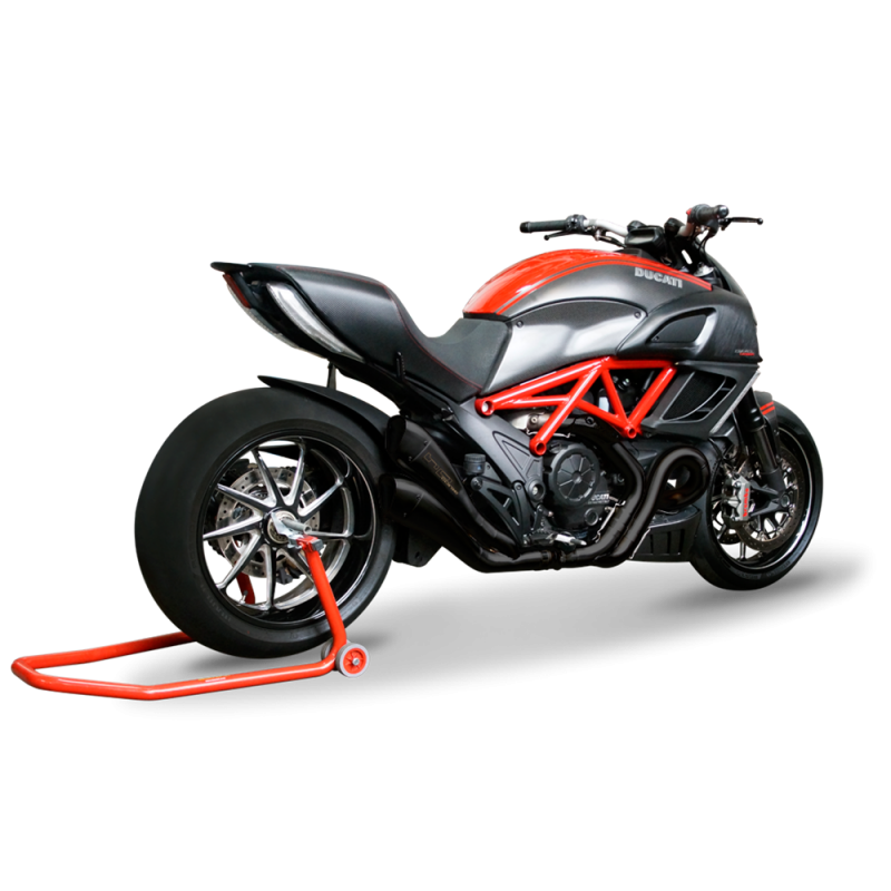 DUHY1002BLACK-AB COPPIA TERMINALI SCARICO HYDROFORM EVOLUTION LINE INOX NERO DUCATI DIAVEL