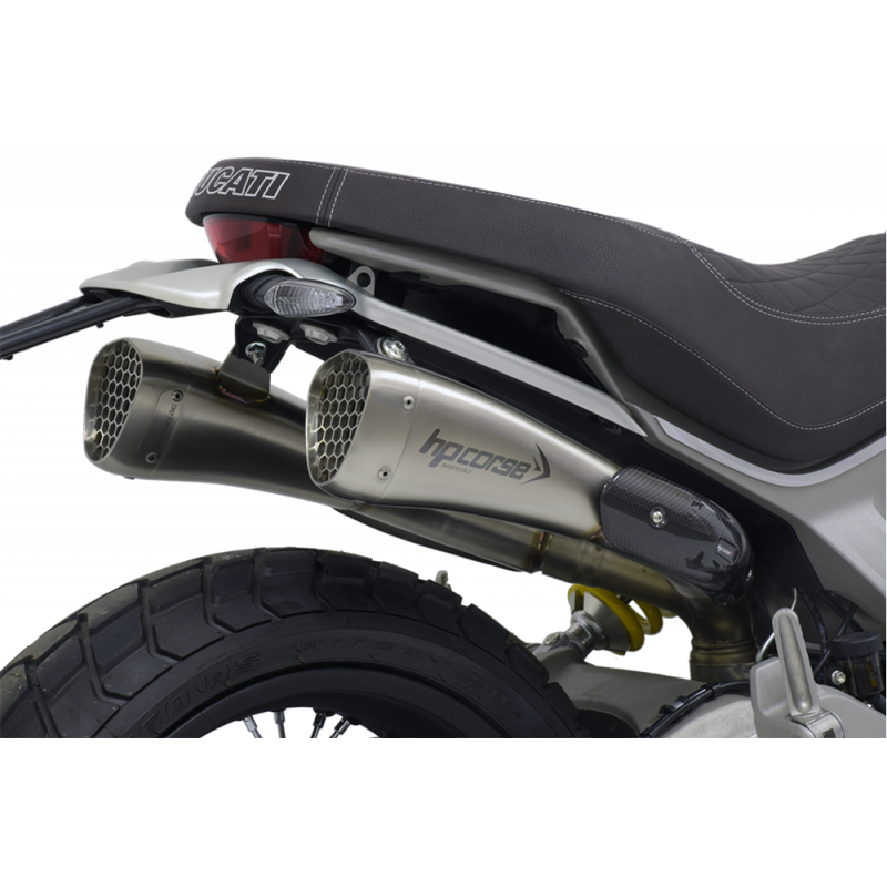 XDUHY20P11S-AAB HP CORSE HYDROFORM CORSA SHORT SATIN DUCATI SCRAMBLER 1100  HP CORSE