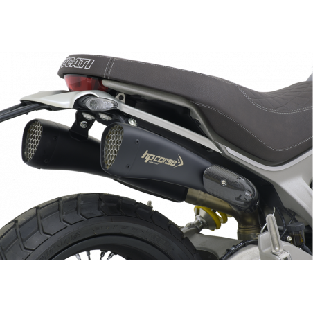 XDUHY20P11B-AAB HP CORSE HYDROFORM CORSA SHORT BLACK DUCATI SCRAMBLER 1100  HP CORSE