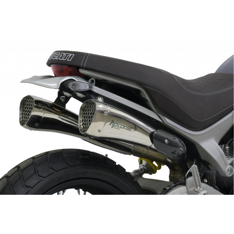 XDUHY20P11P-AAB HP CORSE HYDROFORM CORSA SHORT POLISH DUCATI SCRAMBLER 1100  HP CORSE