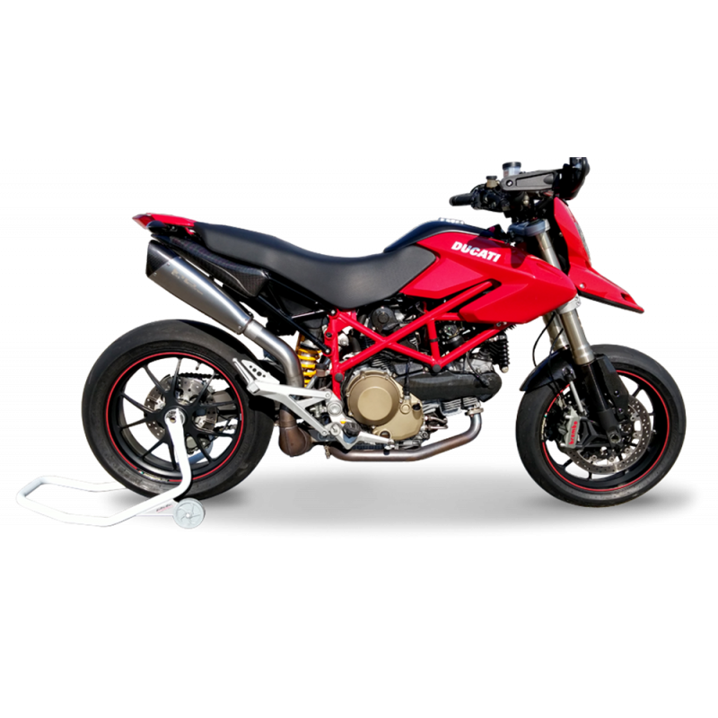 DUEVO3111S-AB TERMINALE EVOXTREME SATINATO DUCATI HYPERMOTARD 1100 2007-2012 OMOLOGATO  HP CORSE