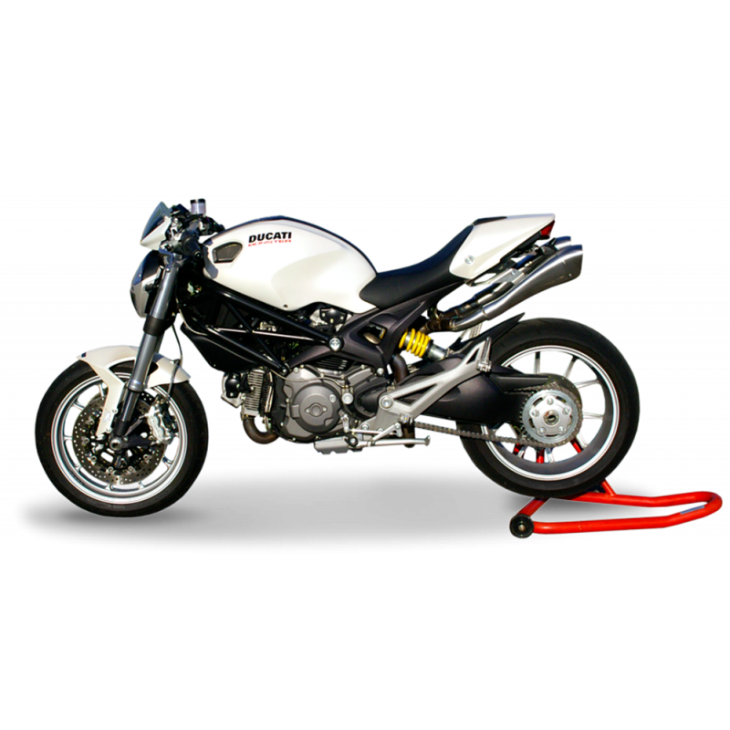 DUHY1005-AB DUCATI MONSTER FINISH COUPLE D'ECHAPPEMENT HYDROFORM 696 2008-2014 