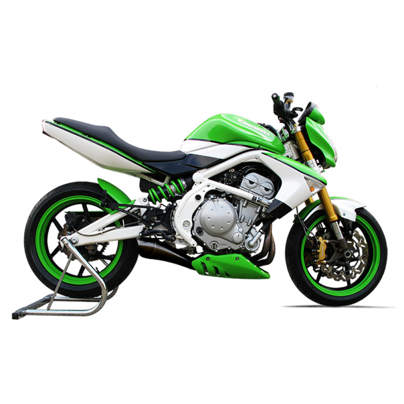 KAHY1001BLACK-AB TERMINALE HYDROFORM NERO KAWASAKI ER-6N / ER-6F 2005-2011 OMOLOGATO  HP CORSE