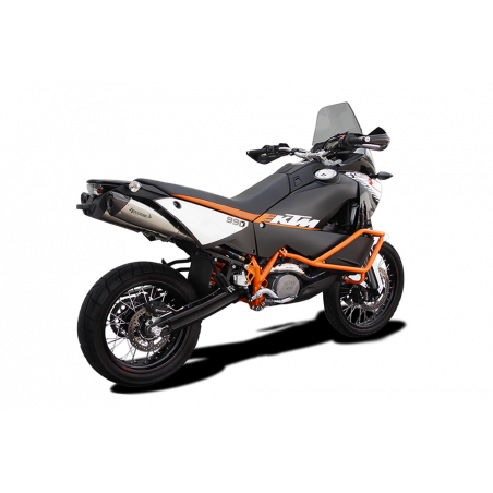 KTEVO3199S-AB COPPIA TERMINALI SCARICO EVOXTREME INOX SATINATO KTM 1290 SUPER DUKE R OMOLOGATO 